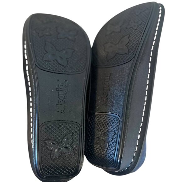 Alegria Woman's Blue/Silver Professional Mary-Jane Clogs/Mules Sz 9.5-10 - Picture 9 of 9